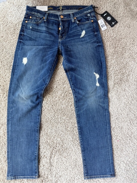7 For All Mankind Denim - 7 For All Mankind Blue Denim Jeans with Tags